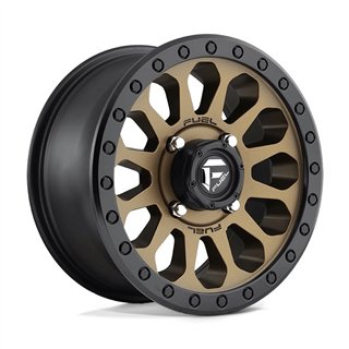 Fuel Off-Road | D600 VECTOR UTV 15x7.0 ET13 - MATTE BRONZE BLACK BEAD RING
