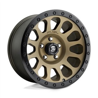 Fuel Off-Road | D600 VECTOR 17x8.5 ET20 - MATTE BRONZE BLACK BEAD RING