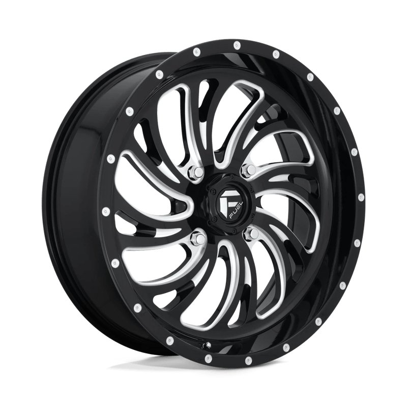 Fuel Off-Road | D641 KOMPRESSOR UTV 24x7.0 ET13 - GLOSS BLACK MILLED