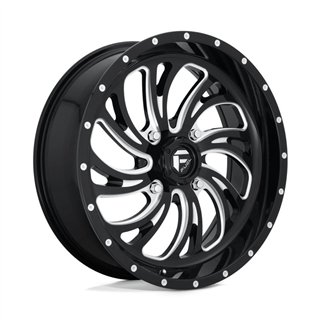 Fuel Off-Road | D641 KOMPRESSOR UTV 24x7.0 ET13 - GLOSS BLACK MILLED