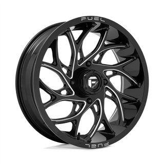 Fuel Off-Road | D741 RUNNER 20x7.0 ET13 - GLOSS BLACK MILLED
