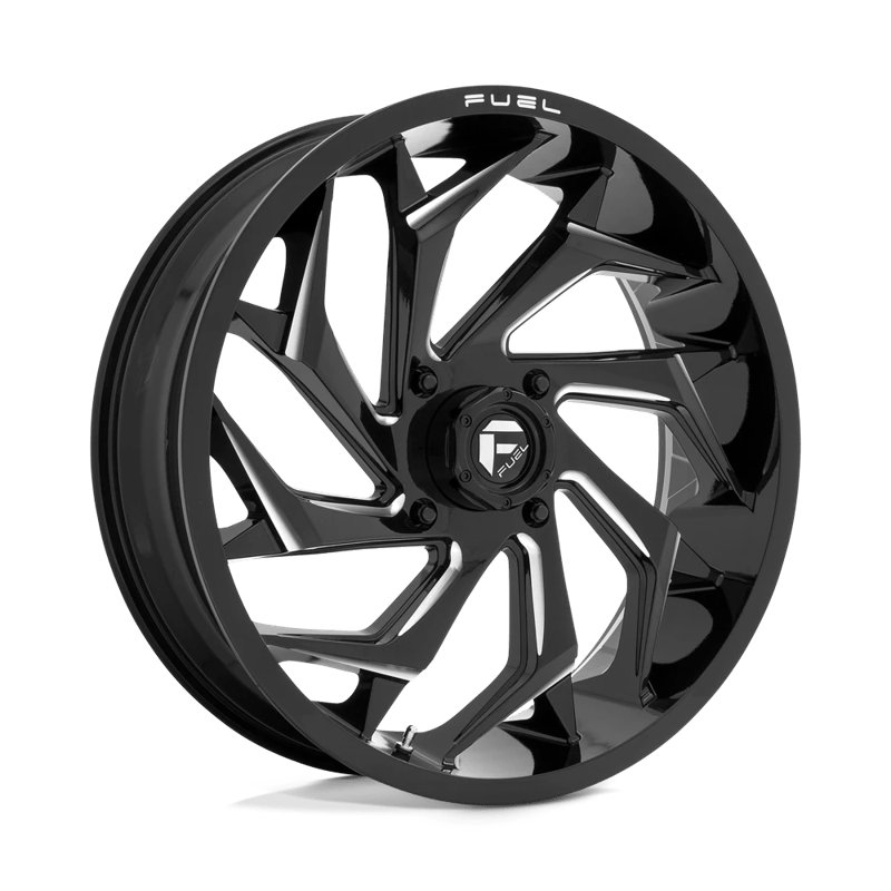 Fuel Off-Road | D753 REACTION 20x7.0 ET13 - GLOSS BLACK MILLED
