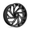 Fuel Off-Road | D753 REACTION 24x7.0 ET13 - GLOSS BLACK MILLED