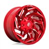 Fuel Off-Road | D754 REACTION 22x10.0 ET-18 - CANDY RED MILLED