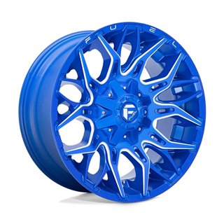 Fuel Off-Road | D770 TWITCH 22x10.0 ET-18 - ANODIZED BLUE MILLED