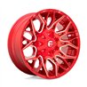 Fuel Off-Road | D771 TWITCH 22x10.0 ET-18 - CANDY RED MILLED