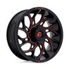 Fuel Off-Road | D779 RUNNER UTV 20x7.0 ET13 - GLOSS BLACK MILLED CANDY RED