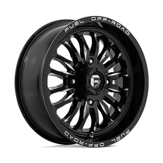 Fuel Off-Road | D821 ARC UTV 20x7.0 ET13 - GLOSS BLACK MILLED