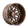 Fuel Off-Road | D876 FLUX DUALLY 20x8.25 ET-240 - PLATINUM BRONZE
