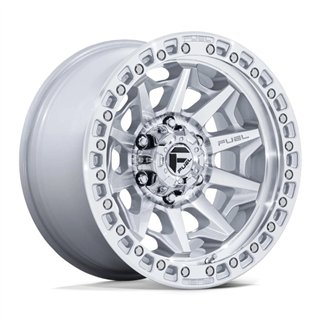 Fuel Off-Road | D883 COVERT 17x8.5 ET0 - SILVER W/ MACHINED FACE