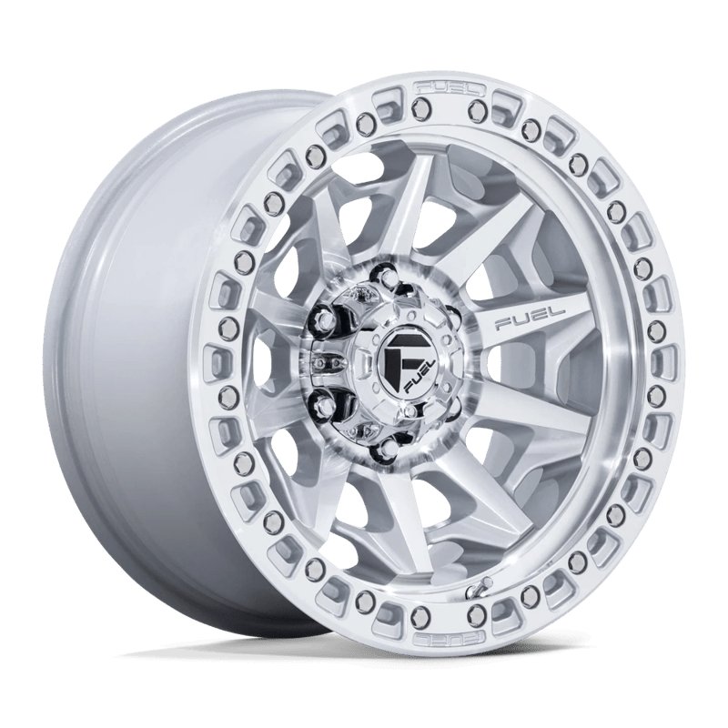 Fuel Off-Road | D883 COVERT 18x9.0 ET-12 - SILVER W/ MACHINED FACE