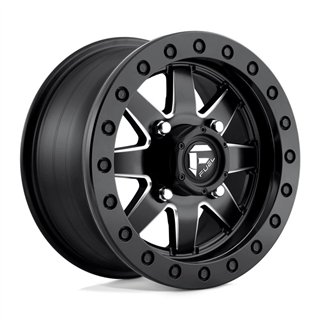 Fuel Off-Road | D938 MAVERICK BEADLOCK 18x7.0 ET38 - MATTE BLACK MILLED