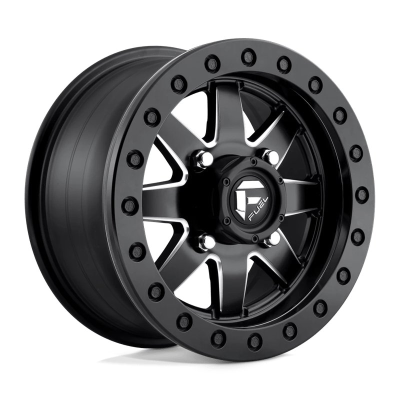 Fuel Off-Road | D938 MAVERICK BEADLOCK 18x7.0 ET38 - MATTE BLACK MILLED
