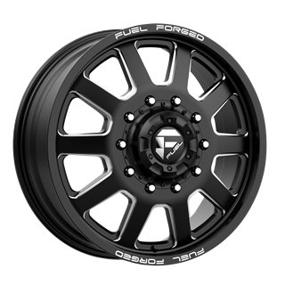 Fuel Off-Road | FF09 24x8.25 ET-246 - MATTE BLACK MILLED