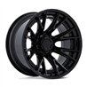 Fuel Off-Road | FC402 CATALYST 20x9.0 ET1 - MATTE BLACK W/ GLOSS BLACK LIP