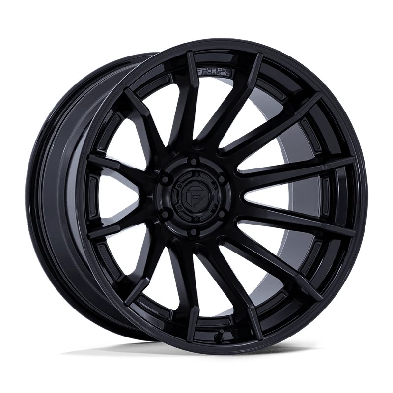Fuel Off-Road | FC403 BURN 20x9.0 ET1 - MATTE BLACK W/ GLOSS BLACK LIP