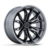 Fuel Off-Road | FC404 MUTINY 22x10.0 ET-18 - GLOSS BLACK BRUSHED DARK TINT