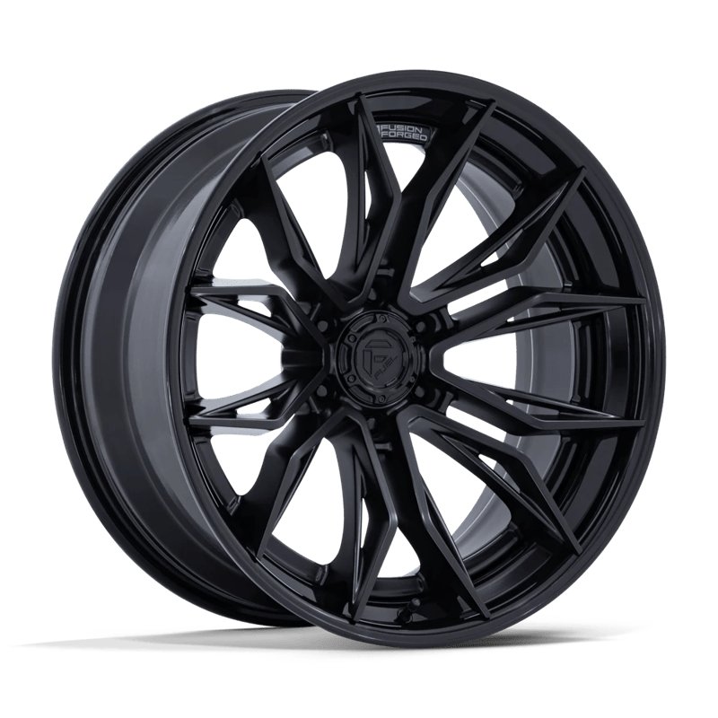 Fuel Off-Road | FC404 MUTINY 20x10.0 ET-18 - MATTE BLACK W/ GLOSS BLACK LIP