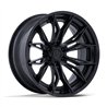 Fuel Off-Road | FC404 MUTINY 20x10.0 ET-18 - MATTE BLACK W/ GLOSS BLACK LIP