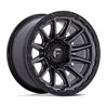 Fuel Off-Road | FC866 PISTON 17x8.5 ET25 - MATTE GUNMETAL W/ GLOSS BLACK LIP