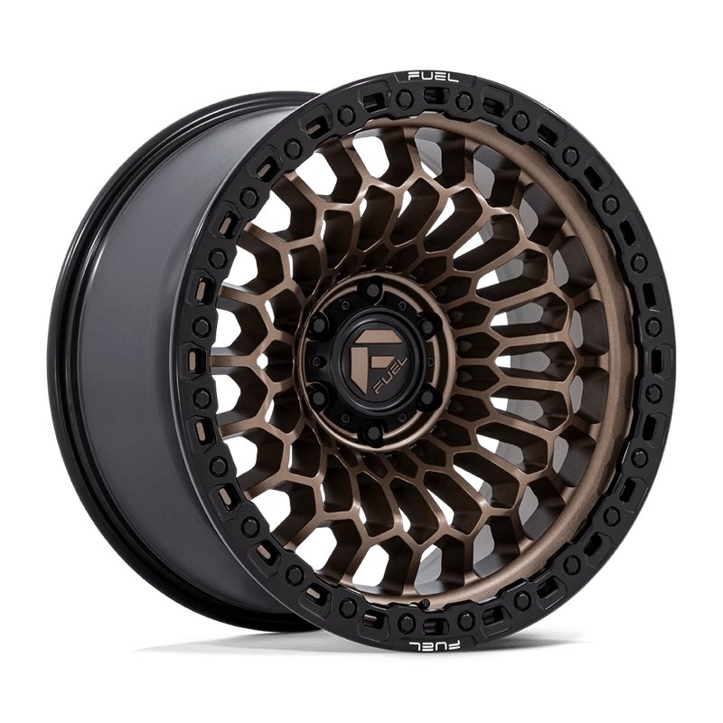 Fuel Off-Road | FC870 SINISTER 20x10.0 ET-18 - MATTE BRONZE W/ MATTE BLACK LIP