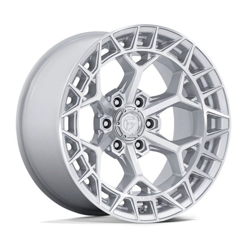 Fuel Off-Road | FC873 CHARGER 22x9.5 ET18 - GLOSS SILVER W/ MACHINED FACE