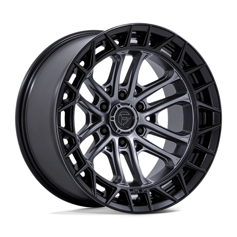 Fuel Off-Road | FC874 CELSIUS 20x10.0 ET-18 - MATTE GUNMETAL W/ MATTE BLACK LIP