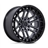 Fuel Off-Road | FC874 CELSIUS 20x10.0 ET-18 - MATTE GUNMETAL W/ MATTE BLACK LIP
