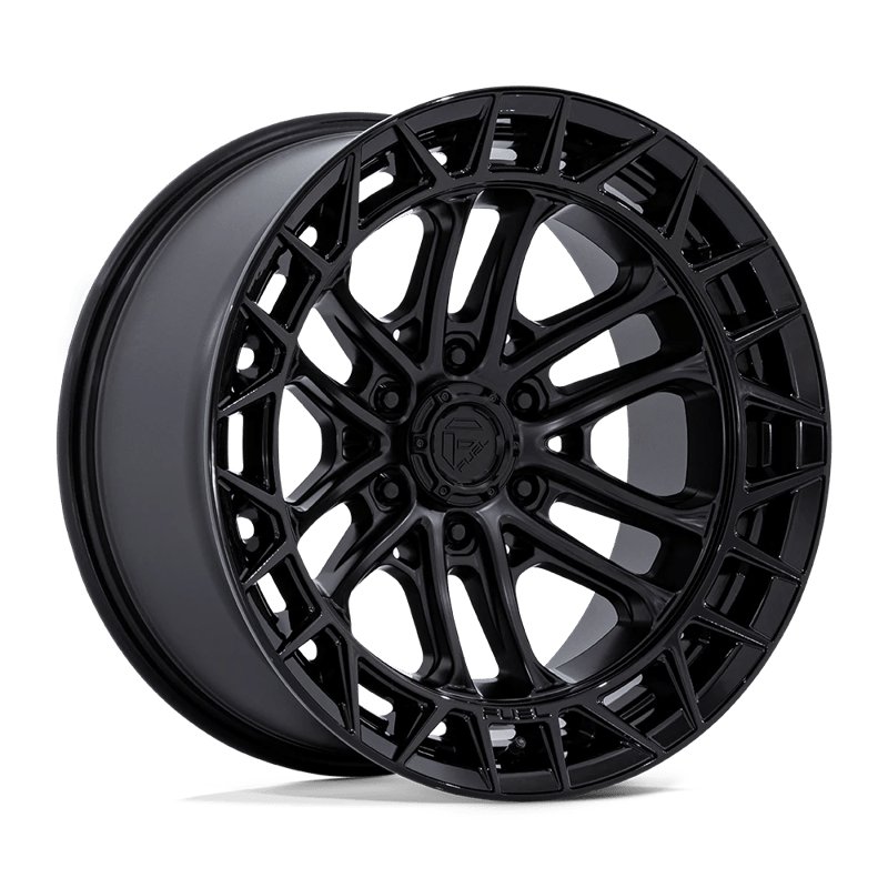 Fuel Off-Road | FC874 CELSIUS 17x9.0 ET-12 - MATTE BLACK W/ GLOSS BLACK LIP