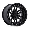 Fuel Off-Road | FC874 CELSIUS 17x9.0 ET-12 - MATTE BLACK W/ GLOSS BLACK LIP
