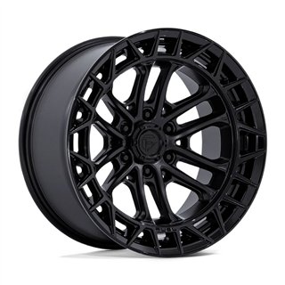 Fuel Off-Road | FC874 CELSIUS 20x9.0 ET20 - MATTE BLACK W/ GLOSS BLACK LIP