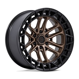 Fuel Off-Road | FC874 CELSIUS 17x9.0 ET1 - MATTE BRONZE W/ MATTE BLACK LIP