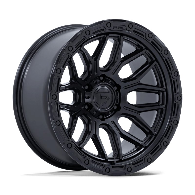 Fuel Off-Road | FC881 SURGE 18x9.0 ET20 - MATTE BLACK W/ GLOSS BLACK LIP