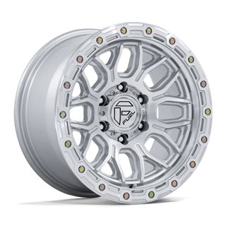 Fuel Off-Road | FC881 SURGE 17x9.0 ET1 - GLOSS SILVER W/ MACHINED FACE