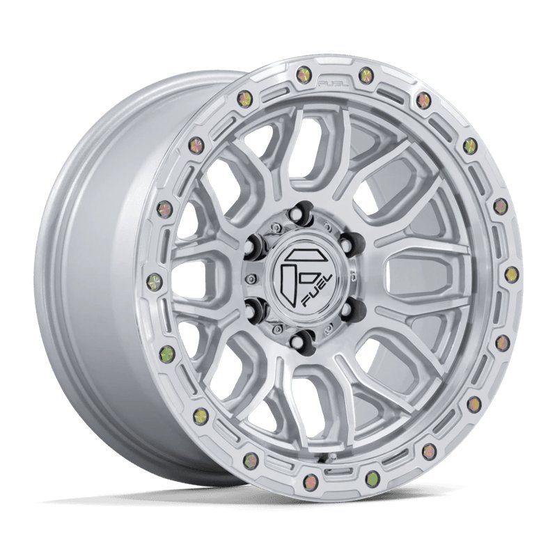 Fuel Off-Road | FC881 SURGE 17x9.0 ET1 - GLOSS SILVER W/ MACHINED FACE
