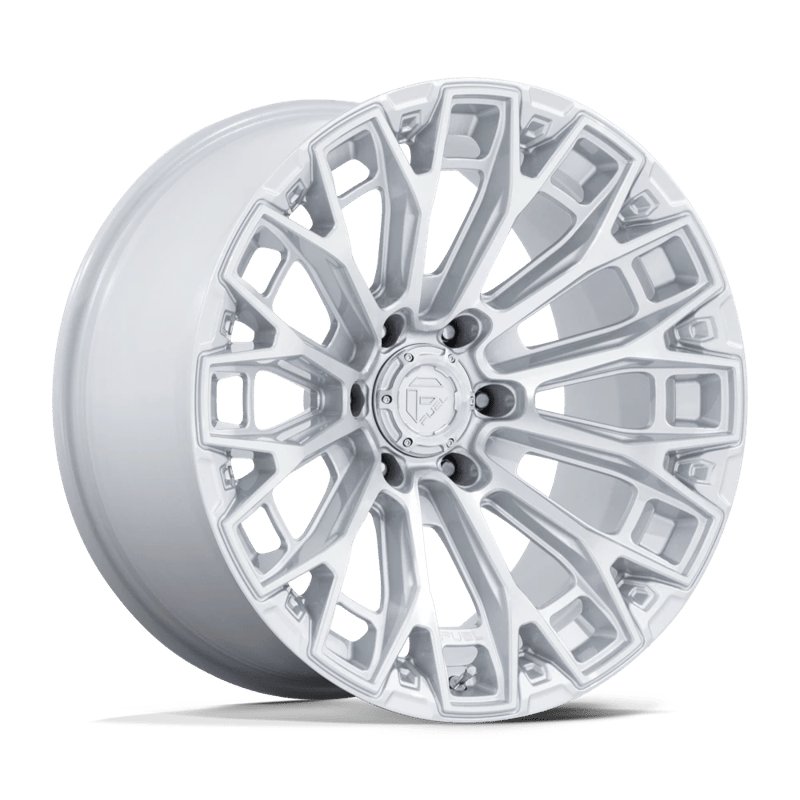 Fuel Off-Road | FC882 TRAX 17x9.0 ET-12 - GLOSS SILVER W/ MACHINED FACE