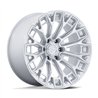 Fuel Off-Road | FC882 TRAX 17x9.0 ET-12 - GLOSS SILVER W/ MACHINED FACE