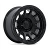 Fuel Off-Road | FC884 FORTRESS 17x8.5 ET25 - MATTE BLACK W/ GLOSS BLACK LIP