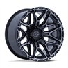 Fuel Off-Road | FC885 INJECTOR 20x9.0 ET1 - GLOSS BLACK MACHINED FACE W/ DARK TINT