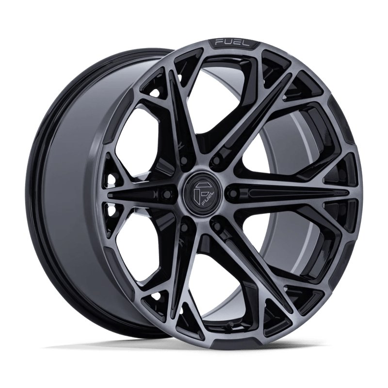 Fuel Off-Road | FC886 HAMMERHEAD 22x10.0 ET-18 - GLOSS BLACK DARK TINTED CLEAR