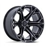 Fuel Off-Road | FC886 HAMMERHEAD 22x10.0 ET-18 - GLOSS BLACK DARK TINTED CLEAR