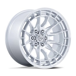 Fuel Off-Road | FC888 REVOLT 17x9.0 ET-12 - HYPER SILVER W/ MACHINED FACE