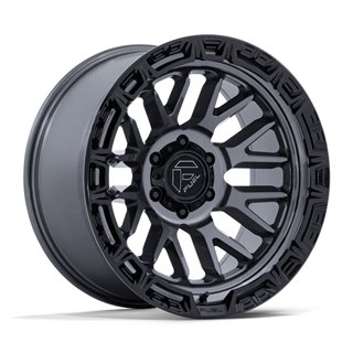 Fuel Off-Road | FC890 RAIL 20x10.0 ET-18 - GLOSS GUNMETAL W/ GLOSS BLACK LIP