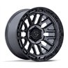 Fuel Off-Road | FC890 RAIL 20x9.0 ET1 - GLOSS GUNMETAL W/ GLOSS BLACK LIP