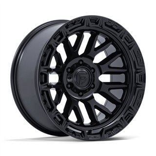 Fuel Off-Road | FC890 RAIL 20x10.0 ET-18 - MATTE BLACK W/ GLOSS BLACK LIP