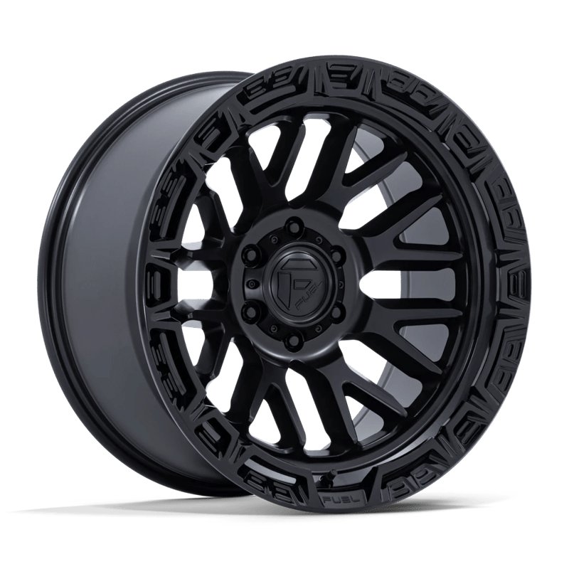 Fuel Off-Road | FC890 RAIL 20x9.0 ET1 - MATTE BLACK W/ GLOSS BLACK LIP