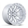 Fuel Off-Road | FC890 RAIL 17x9.0 ET1 - GLOSS SILVER W/ MACHINED FACE