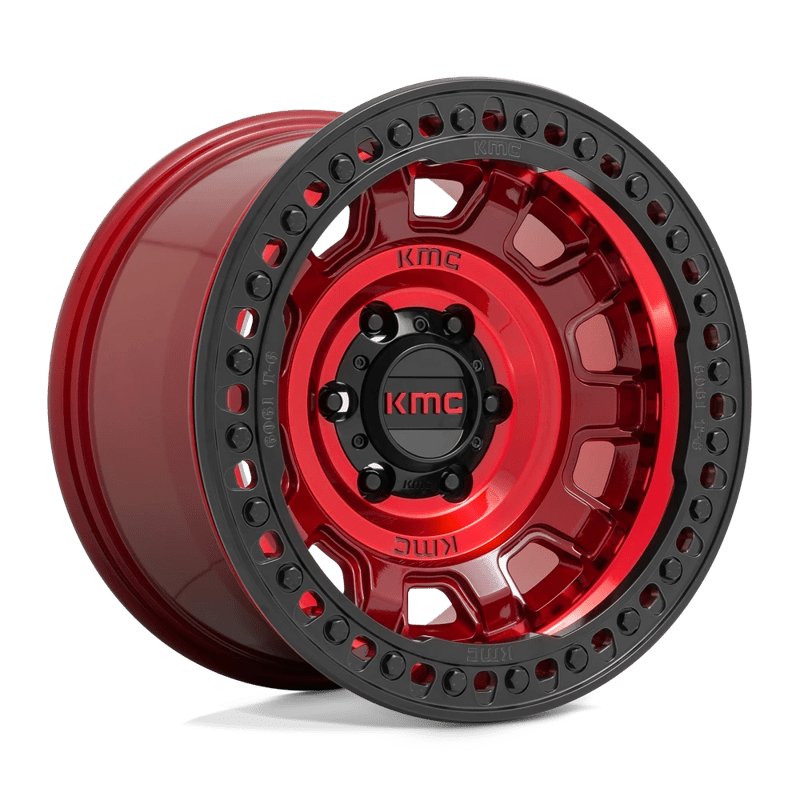 KMC | KM236 TANK BEADLOCK 17x9.0 ET-15 - CANDY RED