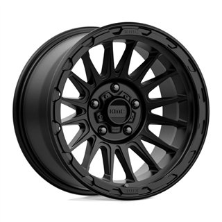 KMC | KM542 IMPACT 17x9.0 ET-12 - SATIN BLACK
