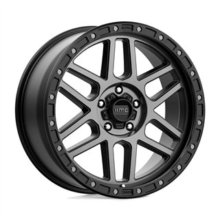 KMC | KM544 MESA 20x9.0 ET18 - SATIN BLACK W/ GRAY TINT